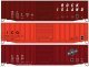 50′ Exterior-Post Modern Boxcar 3-Pack - Kit, HO Scale, Accurail Inc 8188