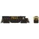 GE U28B Low Hood - Standard DC -- Pittsburgh & Lake Erie 2818 (black, yellow cab front & nose stripe), HO, Rapido Trains Inc 350