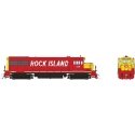 GE U25B Low Hood - Standard DC -- Rock Island 228 (red, yellow, billboard white lettering), HO, Rapido Trains Inc 35060