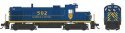 Alco D&H RS3m Chop Nose - Standard DC -- Delaware & Hudson 502 (solid blue, yellow), HO, Bowser Manufacturing Co. 25367