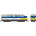 Alco FA1 - Standard DC -- Long Island 611 (gray, blue, yellow), HO, Rapido Trains Inc 37052