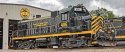 Alco D&H RS3m Chop Nose - Standard DC -- Western New York & Pennsylvania 406 (black, yellow), HO, Bowser Manufacturing Co. 25373