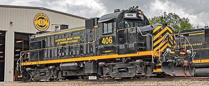 Alco D&H RS3m Chop Nose - Standard DC -- Western New York & Pennsylvania 406 (black, yellow), HO, Bowser Manufacturing Co. 25373