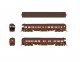 PRR Heavyweight 5-Car Passenger Set, 1930's Era, N (PB70 5034, P70 823, P70 989, P70 1042, Z74d 120 "Pennsylvania, N, BLI, 10650