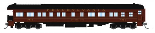 Z74D Business Car, PRR 7510, "Pittsburgher", Late 1940's, N, BLI, 10664