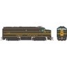 Alco FA1 - Standard DC -- New Haven 0410 (green, yellow, Script Logo), HO, Rapido Trains Inc 37064