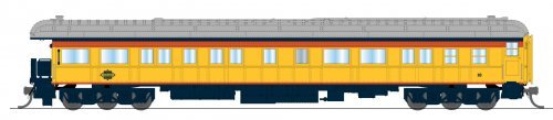 CSS Business Car 18, Chessie Steam Special, N, BLI, 10772