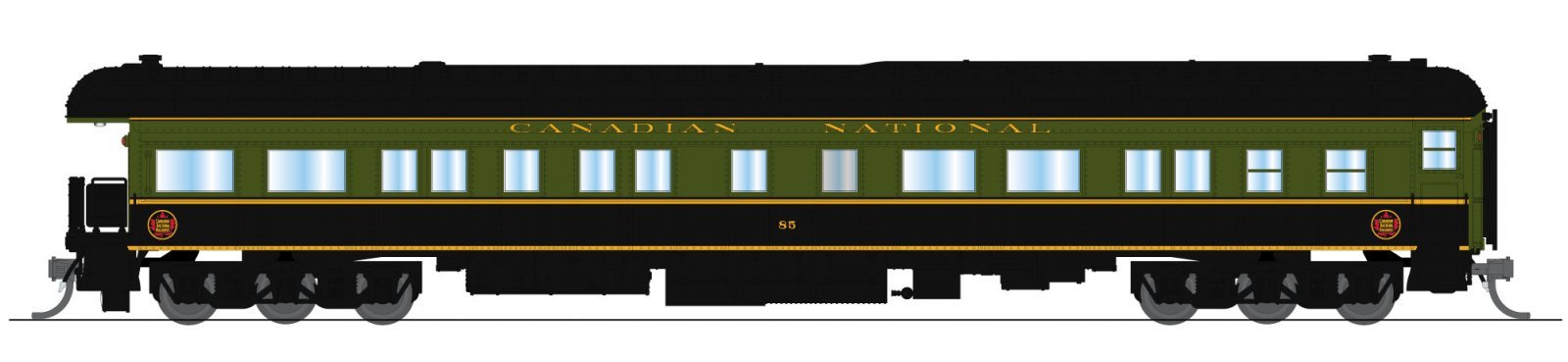 Canadian National Business Car 85, N, BLI, 10773