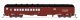 ATSF Coach-Baggage Combine, 2403, Mineral Red w/ White, N, BLI, 10790