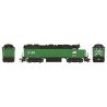 EMD GP38 Low Nose - Standard DC -- Burlington Northern 2177 (Cascade Green, black, white), HO, Rapido Trains Inc 38031