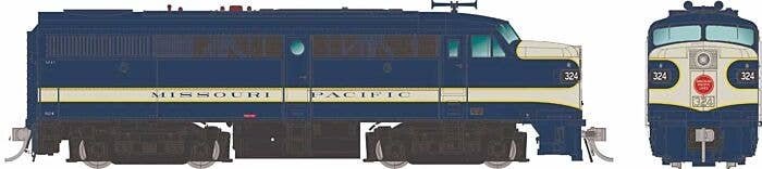 Alco FA1 - Standard DC -- Missouri Pacific 318 (blue, gray), HO, Rapido Trains Inc 37059