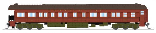 Z74D Business Car, PRR 120, "Pennsylvania", Mid-1930's Appearance, N, BLI, 10667