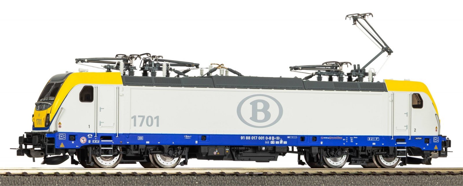 Electric Locomotive BR 187 SNCB VI + DSS PluX22, HO, PIKO 21797
