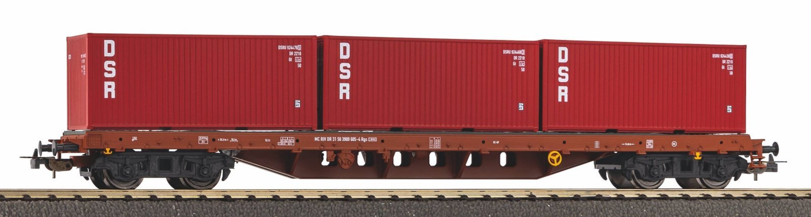 DSR Container car DR, HO, PIKO 24500