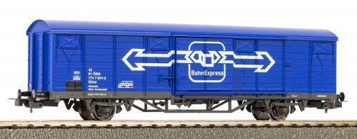 Covered Freight Car Gbs BahnExpress ÖBB IV, HO, PIKO 24556