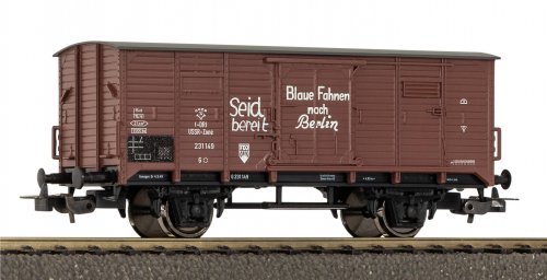 Covered Freight Car G02 FDJ DR III, HO, PIKO 24567