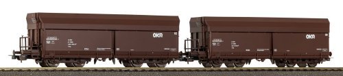 2-Piece Set Self-Unloading Car WTK/ ÖBB IV, HO, PIKO 28332