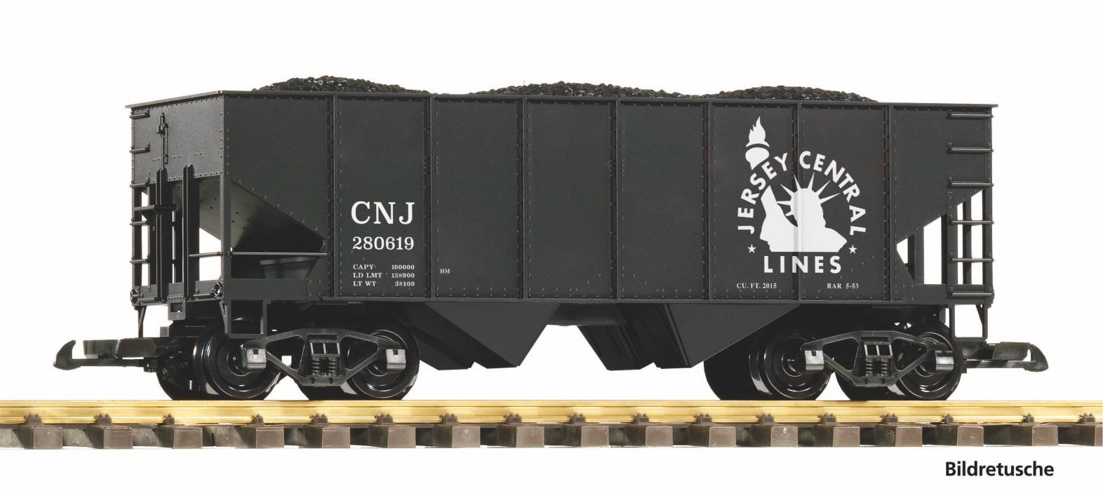 G-Bulk Freight Car CNJ, G, PIKO 38989