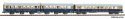 N-3-Piece Set Rebuilt Car+ Skirted Express Car Weinstraße DB IV, N, PIKO 40630