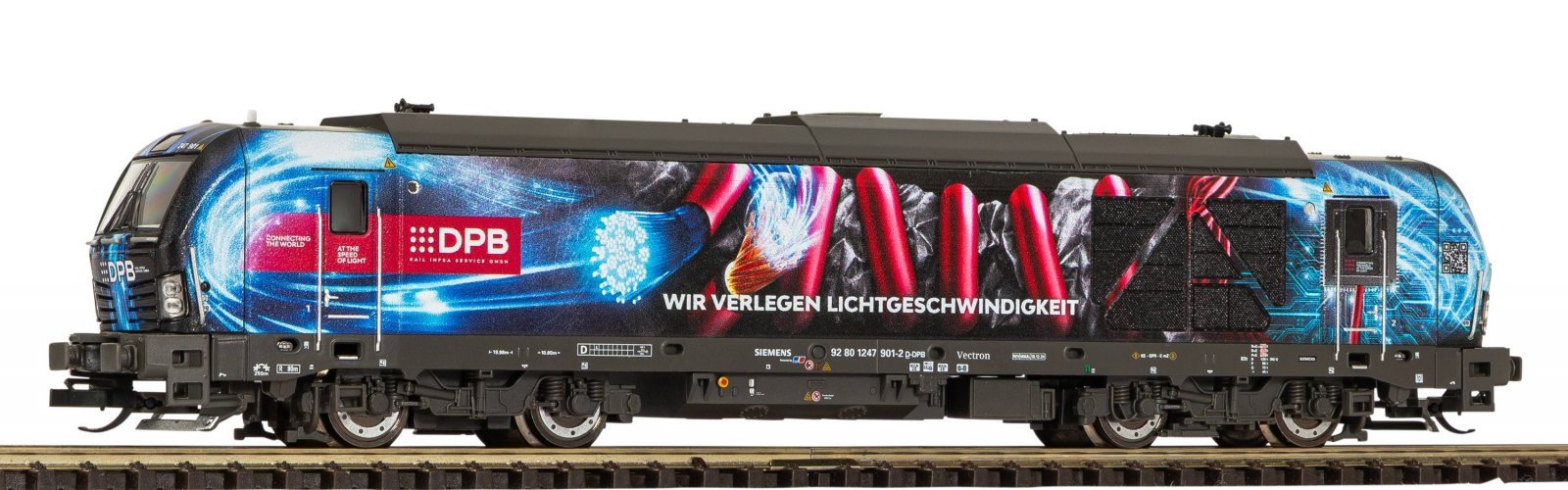 TT Diesel Locomotive Vectron BR 247 DPB VI, TT, PIKO 47820