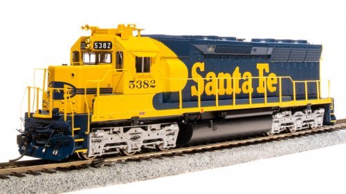 REFURBISHED R4282 EMD SD45, ATSF 5382, Yellow Bonnet, Paragon4 Sound/DC/DCC, HO, BLI, 4282