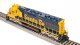 REFURBISHED R4282 EMD SD45, ATSF 5382, Yellow Bonnet, Paragon4 Sound/DC/DCC, HO, BLI, 4282
