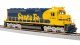 REFURBISHED R4282 EMD SD45, ATSF 5382, Yellow Bonnet, Paragon4 Sound/DC/DCC, HO, BLI, 4282