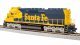 REFURBISHED R4282 EMD SD45, ATSF 5382, Yellow Bonnet, Paragon4 Sound/DC/DCC, HO, BLI, 4282