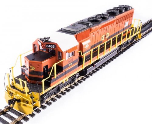 REFURBISHED R6791 EMD SD40-2, RCPE 3465, Orange, Black & Yellow, Paragon4 Sound/DC/DCC, HO, BLI, 6791