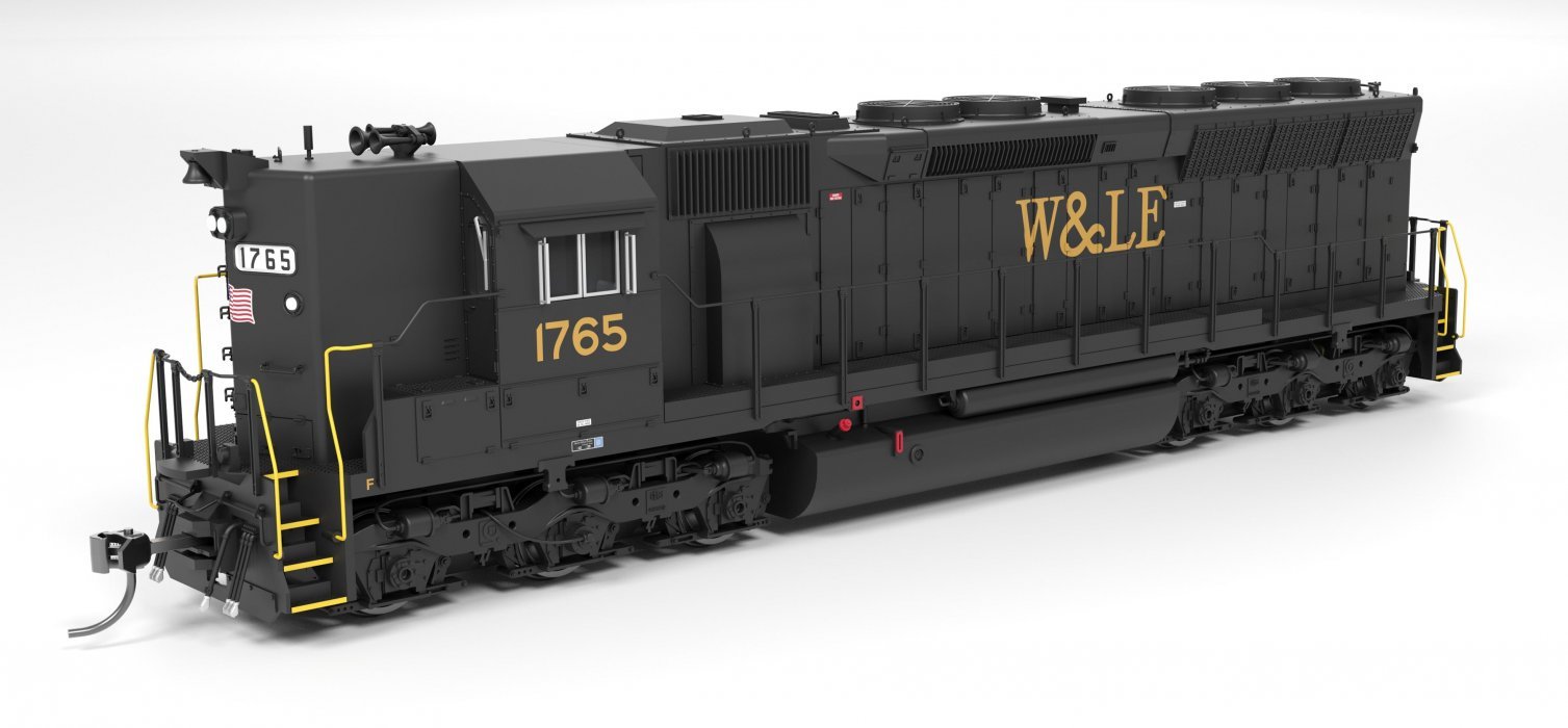REFURBISHED R9828 EMD SD45, WLE 1765, Early Scheme, No-Sound / DCC-Ready, HO, BLI, 9828