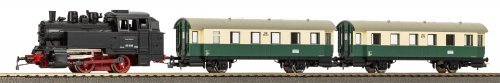Steam Locomotive BR 80 VSM + two Passenger Car NS VI A-Track & B, HO, PIKO 57035