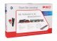 Starter Set Passenger Train DB with Steam loco + tender, PIKO A-Track w. Railbed, HO, PIKO 57112
