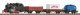 Starter Set Freight Train DB, PIKO A-track w. Railbed, HO, PIKO 57113