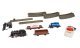 Starter Set Freight Train DB, PIKO A-track w. Railbed, HO, PIKO 57113