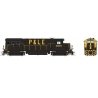 GE U28B Low Hood - Standard DC -- Pittsburgh & Lake Erie 2808 (black, yellow cab front & nose stripe), HO, Rapido Trains Inc 350