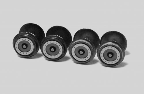Wheelset Vectron AC (4 Pcs), HO, PIKO 56183