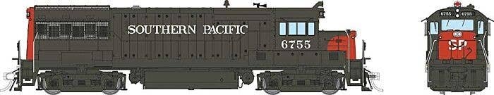 GE U25B Low Hood - Standard DC -- Southern Pacific 6755 (gray, red), HO, Rapido Trains Inc 35065