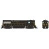GE U25B High Hood - Standard DC -- St. Louis-San Francisco 801 (As-Delivered, black, yellow, Frisco Lettering), HO, Rapido Train