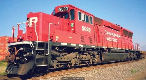 SD30C-ECO 2015/2016 Version - Standard DC -- Canadian Pacific 5026 (red, white), HO, Bowser Manufacturing Co. 360514