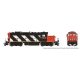 GP9rm - Standard DC -- Canadian National 4000 (Stripe Scheme, black, white, red), HO, Rapido Trains Inc 41001