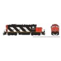 GP9rm - Standard DC -- Canadian National 4000 (Stripe Scheme, black, white, red), HO, Rapido Trains Inc 41001