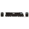 GE C30-7 - Standard DC -- Norfolk & Western 8020 (black, white, NW Logo), HO, Rapido Trains Inc 42021