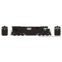 GE C30-7 - Standard DC -- Norfolk & Western 8059 (black, white, NW Logo), HO, Rapido Trains Inc 42023