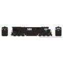 GE C30-7 - Standard DC -- Norfolk & Western 8068 (black, white, NW Logo), HO, Rapido Trains Inc 42024