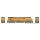 GE C30-7 - Standard DC -- Union Pacific 2422 (1970s, Armour Yellow, gray, red, silver, Shield on Cab), HO, Rapido Trains Inc 420