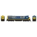 GE C30-7 - Standard DC -- CSX 7047 (YN2 Scheme, gray, blue, yellow), HO, Rapido Trains Inc 42016