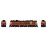 EMD SD7 High Nose - Standard DC -- Bessemer & Lake Erie 452 (Early, orange, black), HO, Rapido Trains Inc 50202