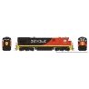 GE C30-7 - Standard DC -- Nacionales de Mexico 6766 (Early, orange, green, silver, yellow), HO, Rapido Trains Inc 42018