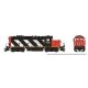 GP9rm - Standard DC -- Canadian National 4021 (Stripe Scheme, black, white, red), HO, Rapido Trains Inc 41003