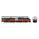 GE P32AC-DM - Standard DC -- Connecticut Department of Transportation 229 (New Haven black, white, red), HO, Rapido Trains Inc 8
